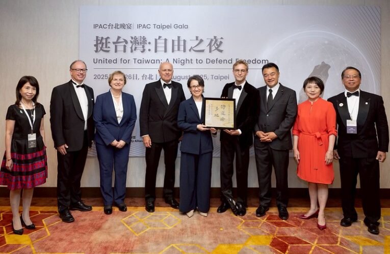 副總統出席IPAC晚宴　盼與國際夥伴並肩守護民主、自由與和平