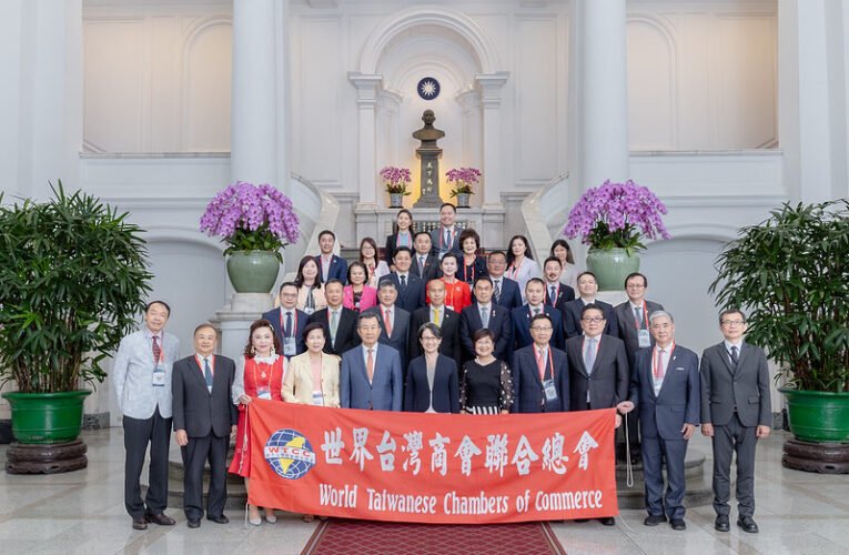 副總統接見世總回國訪團　盼團結凝聚臺灣安全與經濟發展實力