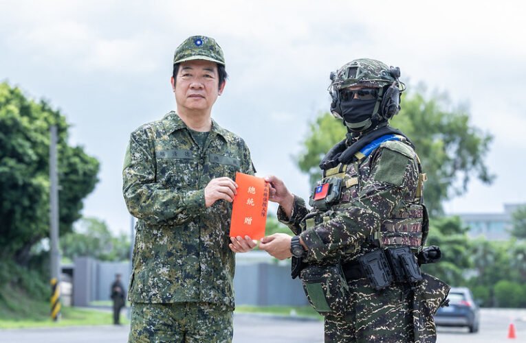 總統視導漢光演習「海軍防禦性布雷及實兵演練行動」