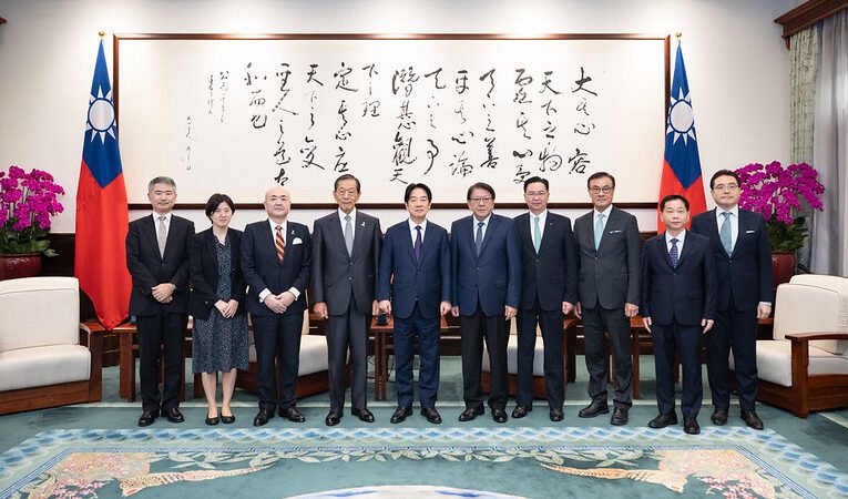 總統接見日本台灣交流協會訪團　盼持續深化臺日交流合作　為印太地區和平繁榮做出貢獻