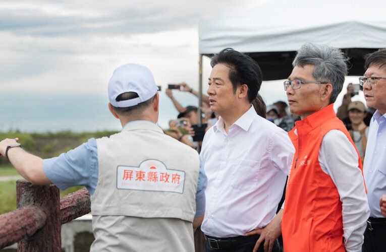 總統肯定恆春東門溪滯洪池發揮成效　強調應落實執行防災、避災、減災的演練