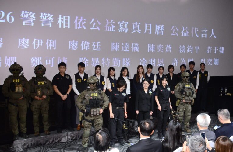 守護城市的無聲英雄！刑警與警犬攜手化身公益月曆主角