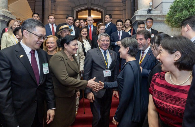 114年國慶酒會　總統偕同副總統與訪賓共同慶賀雙十國慶