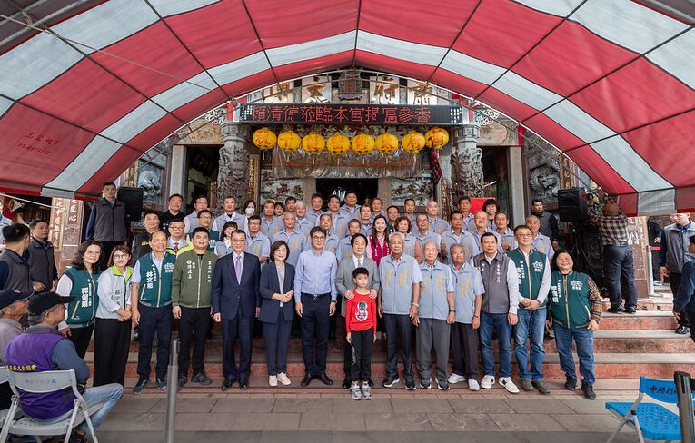 總統赴雲林參香　強調將持續推動地方建設及社會福利　盼團結一心讓臺灣更好