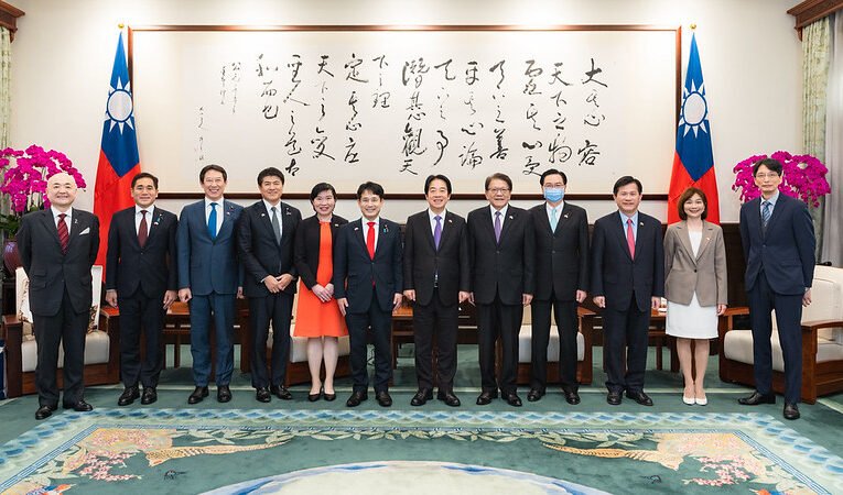 總統接見日本參、眾議員　盼拓展更多元合作　深化臺日夥伴關係