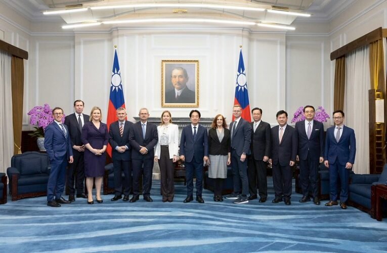 總統接見德國馬歇爾基金會訪團　強調打造「台灣之盾」持續提升自我防衛能力　盼團結民主夥伴深化連結