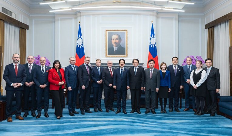 總統接見歐洲議會議員　盼臺歐團結捍衛自由民主　攜手共創穩定與繁榮