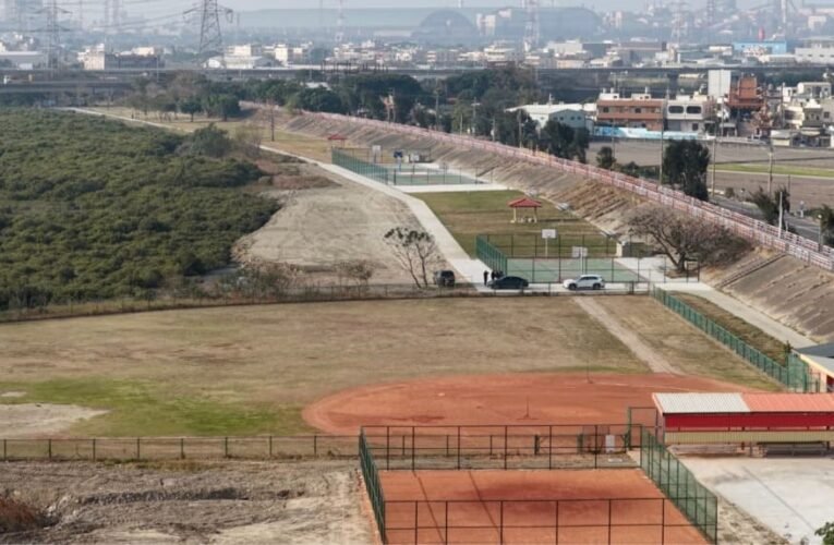 中市龍井河濱福田運動公園全面升級　造1公里長運動新廊帶