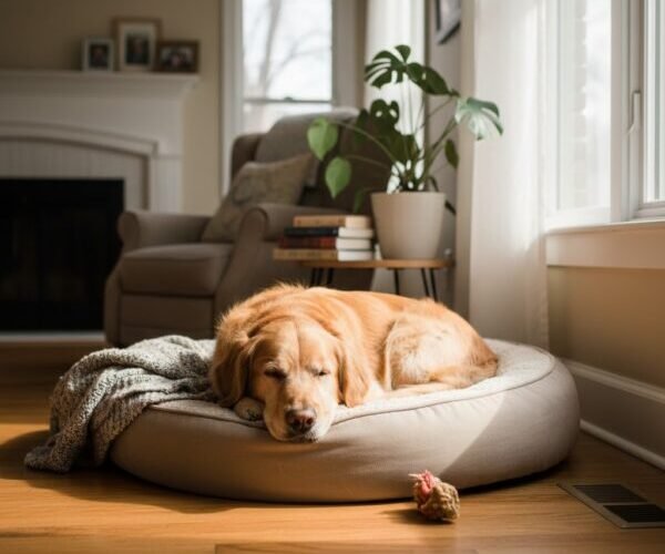 為什麼狗狗會在家裡固定一個地方躺著？