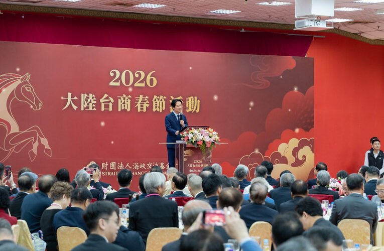 總統出席「大陸臺商春節活動」　強調政府將以科技與傳產雙引擎推動臺灣經濟成長