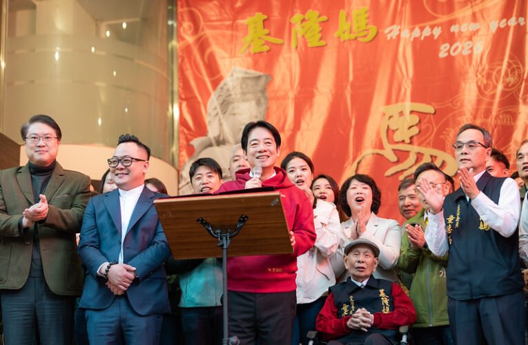 總統大年初一走訪北北基廟宇祈福　強調經濟成果與全民共享　持續強化推動國家建設