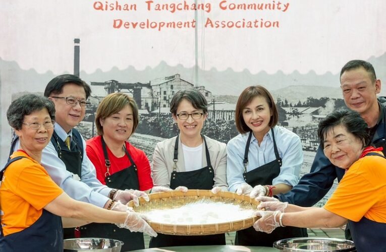 副總統訪視旗山糖廠社區綠照站　盼發展世代共融的農村社區　促進社會安定