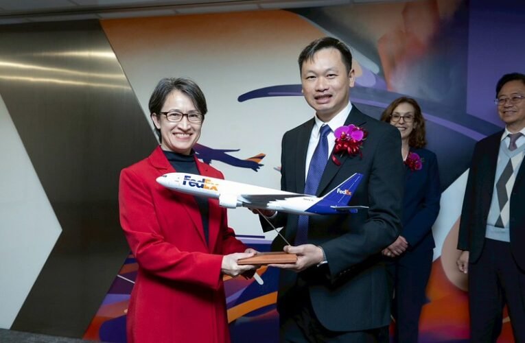 聯邦快遞桃機轉運中心啟用　副總統盼持續強化臺灣與全球連結的深度與效能