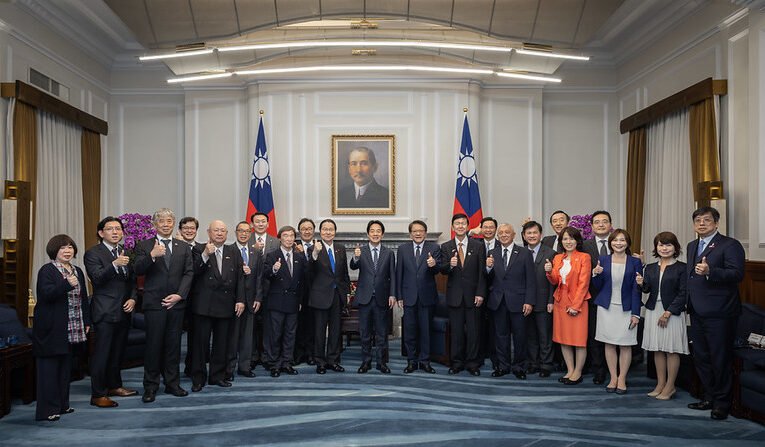 總統接見日本台灣親善協會　期盼臺日關係穩定向前　共同促進區域經濟繁榮發展