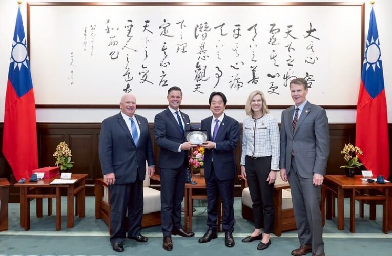 總統接見美國聯邦眾議員訪團　強調將持續加強臺美合作　確保國家安全