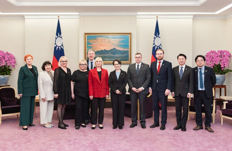 副總統接見拉脫維亞國會訪團　盼深化合作強化民主與安全