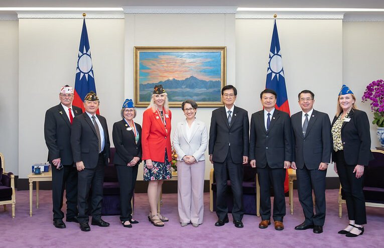 副總統接見美國海外作戰退伍軍人協會總會長　盼凝聚「以實力確保和平」的共識　守護臺灣的民主自由