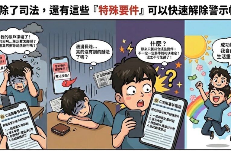 帳戶遭小額匯款變警示戶？刑事局澄清：查證屬實可快速救濟