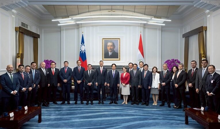 總統會晤巴拉圭總統貝尼亞　盼以「民主、和平、繁榮」為路徑　攜手為全球做出更多貢獻