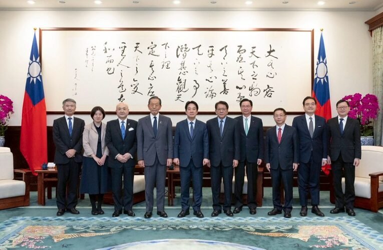 總統接見日本台灣交流協會會長　盼臺日持續深化經貿合作並共同捍衛區域和平