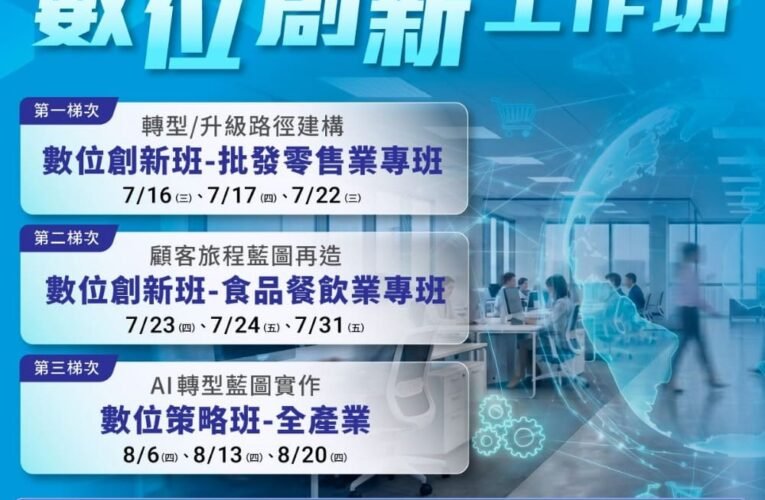 企業轉型不迷惘　北市府數位創新工作坊助企業掌握轉型關鍵