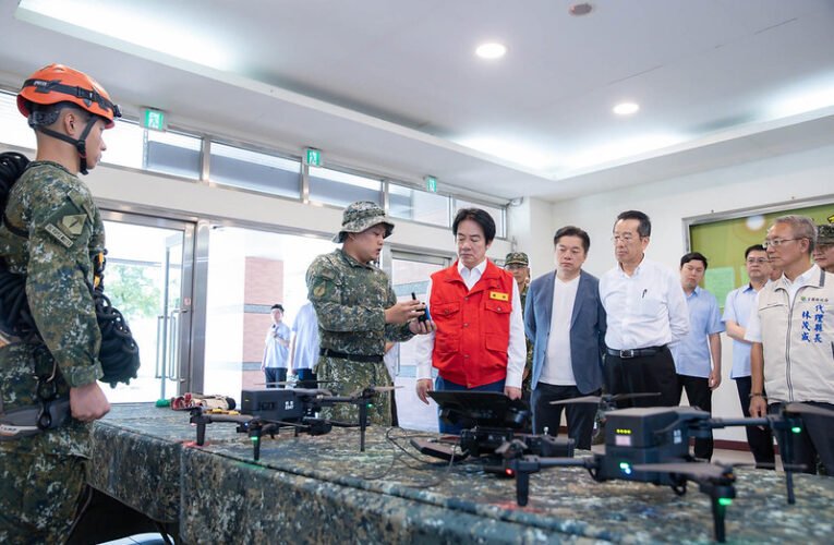 總統視導巴威颱風防颱整備情形　期勉國軍與地方合作將災害降到最低