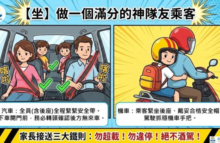暑假Fun心玩 安全不放假！花蓮縣政府邀請親師生攜手守護交通安全，平安迎接暑假生活