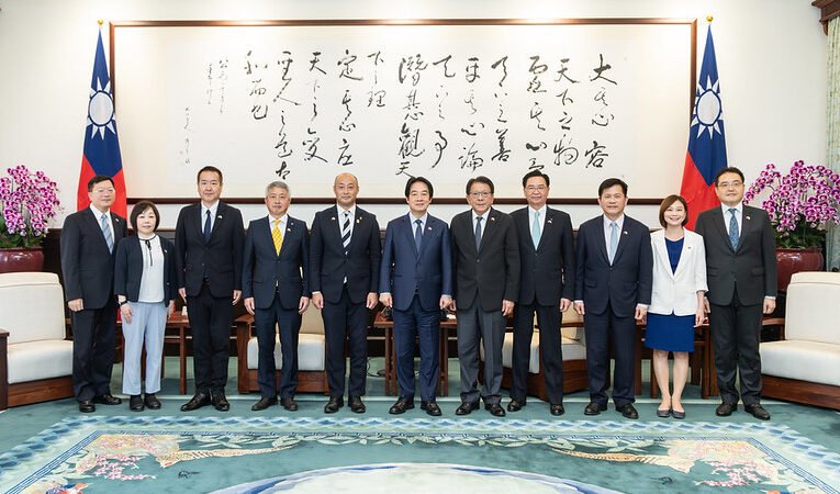 總統接見日本栃木縣日光市長　盼開創臺日更多合作成果　深化地方交流