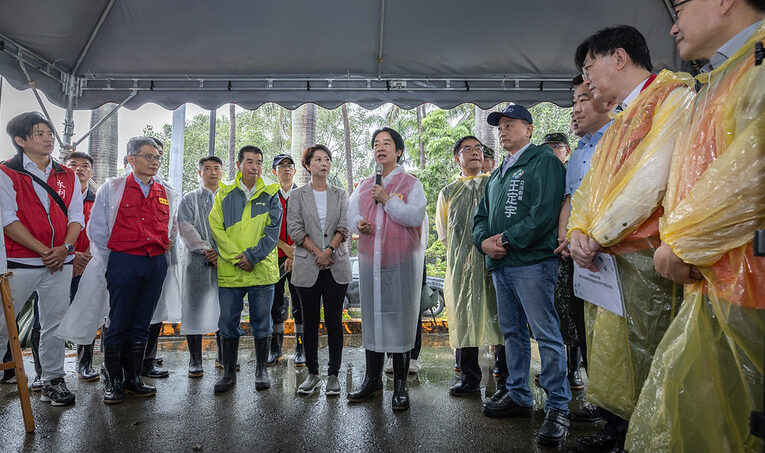關心高雄及臺南排水治理　總統強調持續在全臺各地投入治水工程　讓人民生命財產安全更有保障