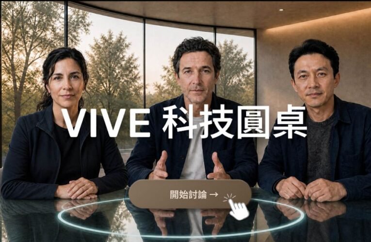 HTC 布局 AI 多元互動　VIVE 圓桌集結健康、科技與藝術專家