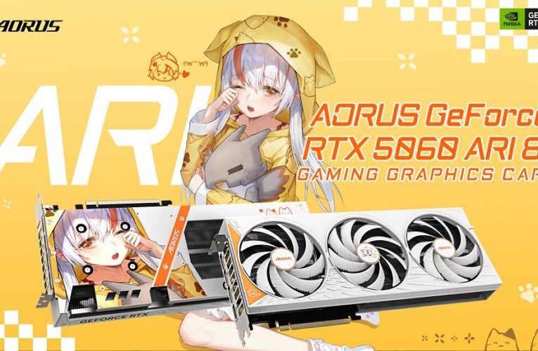 技嘉發表 AORUS GeForce RTX 5060 ARI 8G 場　動漫美學結合 RTX 5060 效能