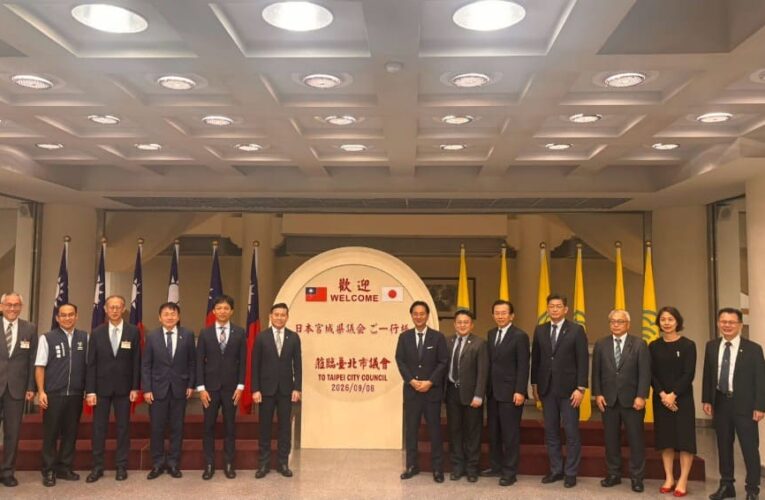 大安高工接待日本宮城縣訪問團　走訪北市議會、教育局深化教育交流