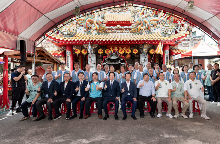 總統參拜民雄雙福保安宮　盼透過推動各項政策　讓國人生活更好