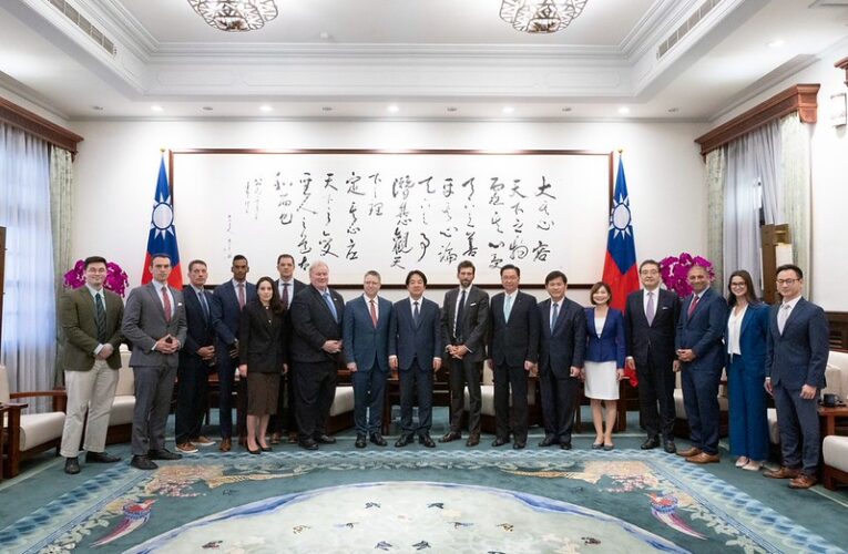 總統接見保衛民主基金會訪團　強調持續建構通訊韌性　深化與民主夥伴國際合作