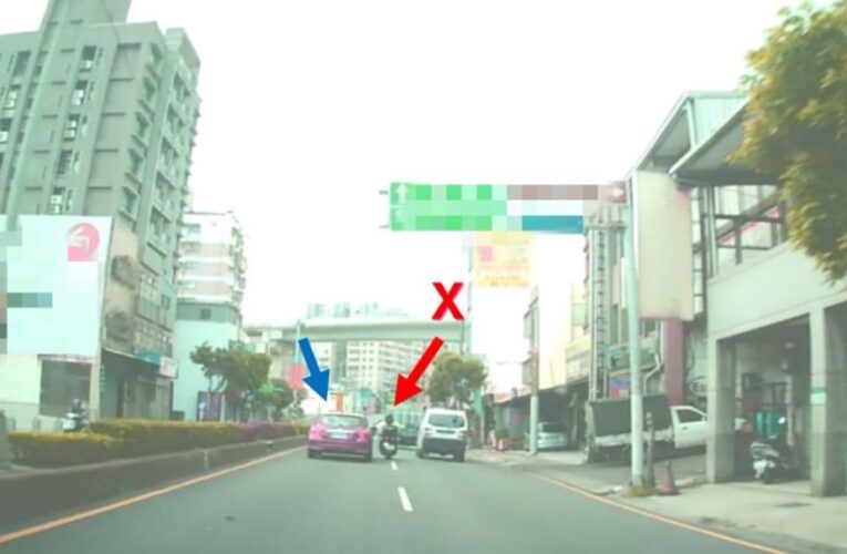打方向燈不是通行證　變換車道先讓直行車確認安全距離