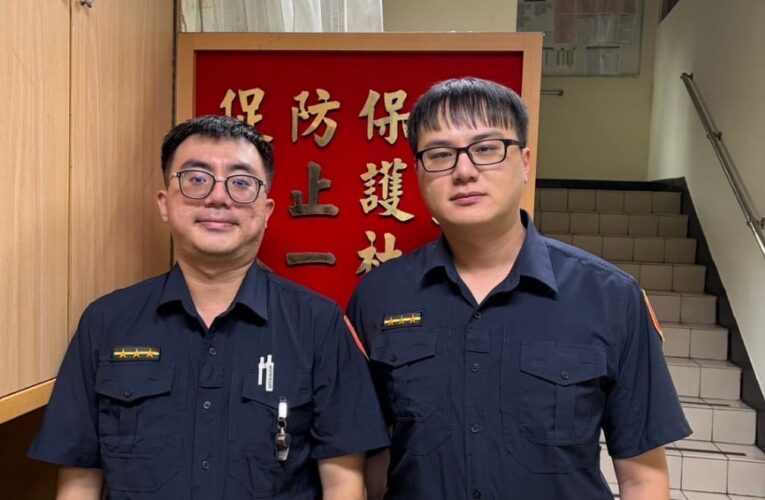 高溫長途跋涉體力不支　大安警暖心協助搭車