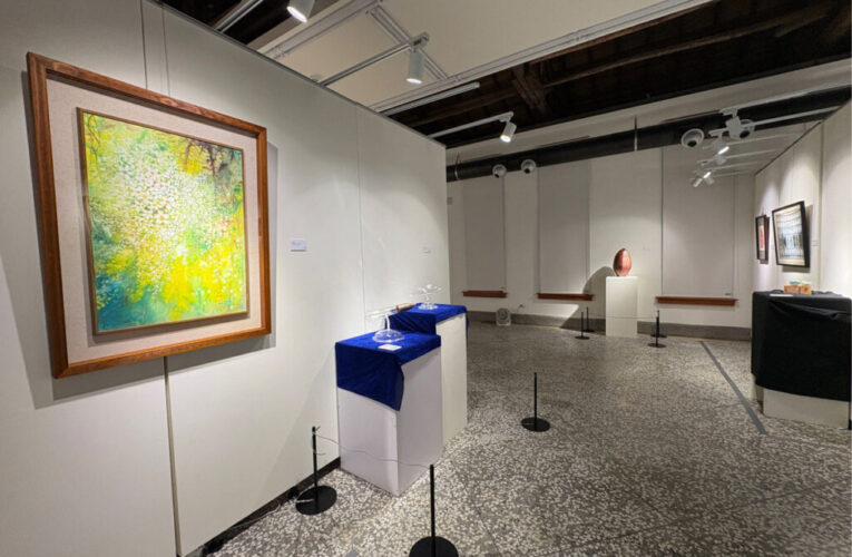 新竹市青溪新文藝學會「藝域無界」聯展於竹美館 捿克交流璀璨登場
