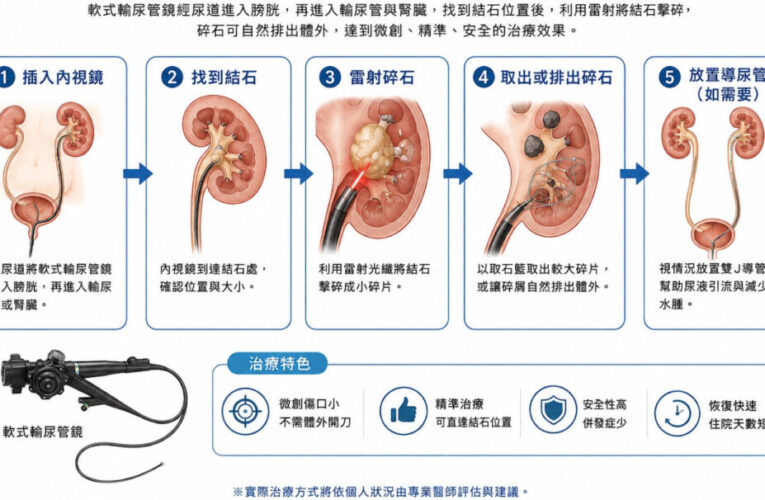 軟式輸尿管鏡碎石的新認識