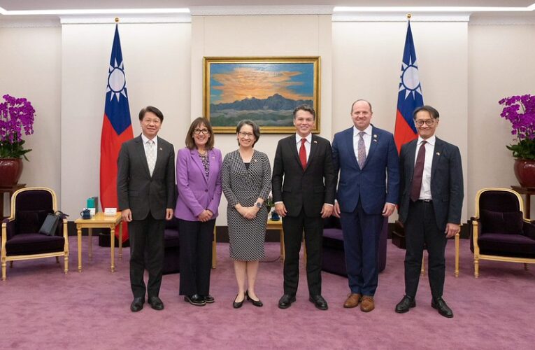 副總統接見美國聯邦眾議院訪團　強調臺美共享自由民主價值　盼共同維護印太和平穩定