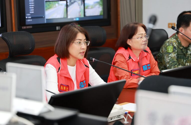 薔琵颱風來襲　許縣長呼籲民眾慎防夜間風雨應避免外出