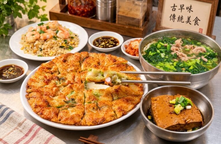市場午餐藏驚喜！士東海鮮煎餅、士林鑊氣炒飯、興隆雪菜麵老饕必吃